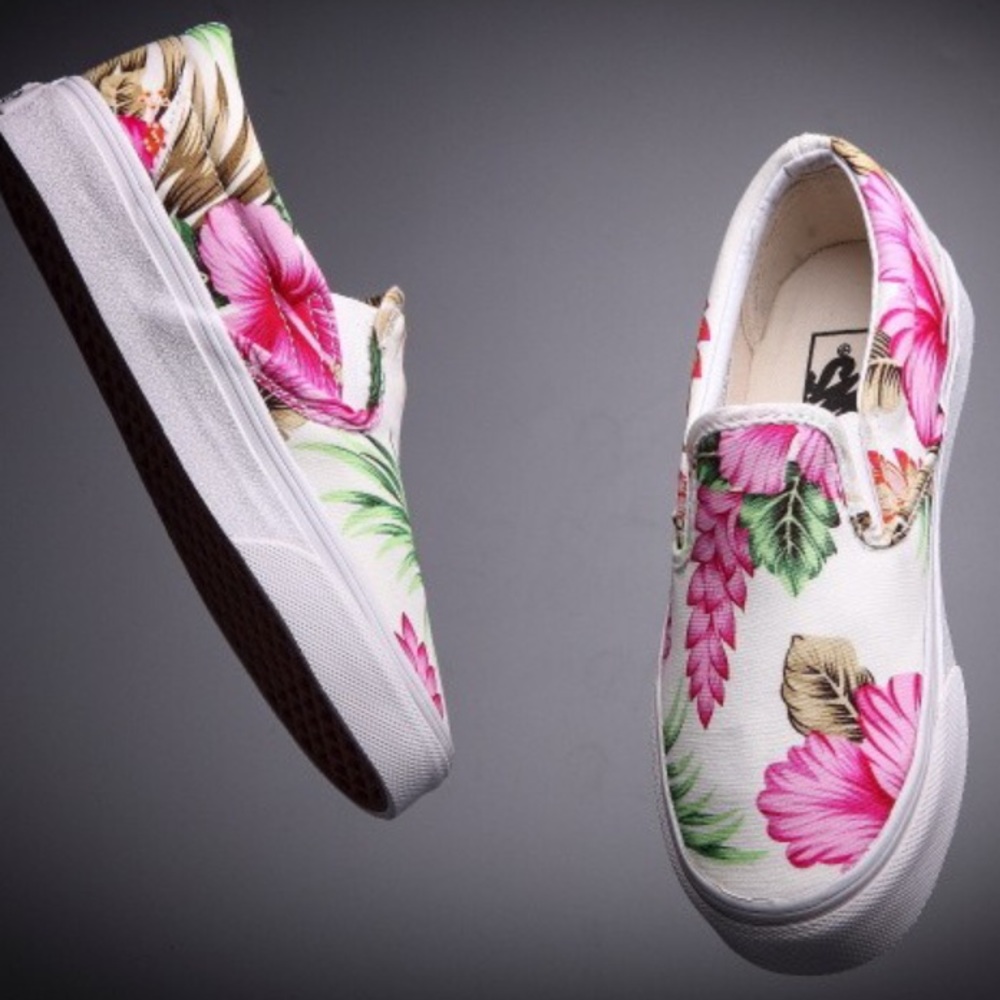 Vans Off The Wall Hawaiian Floral Pink tropical - Picture 7 of 8